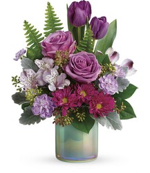 Teleflora's Art Glass Garden Bouquet from Backstage Florist in Richardson, Texas